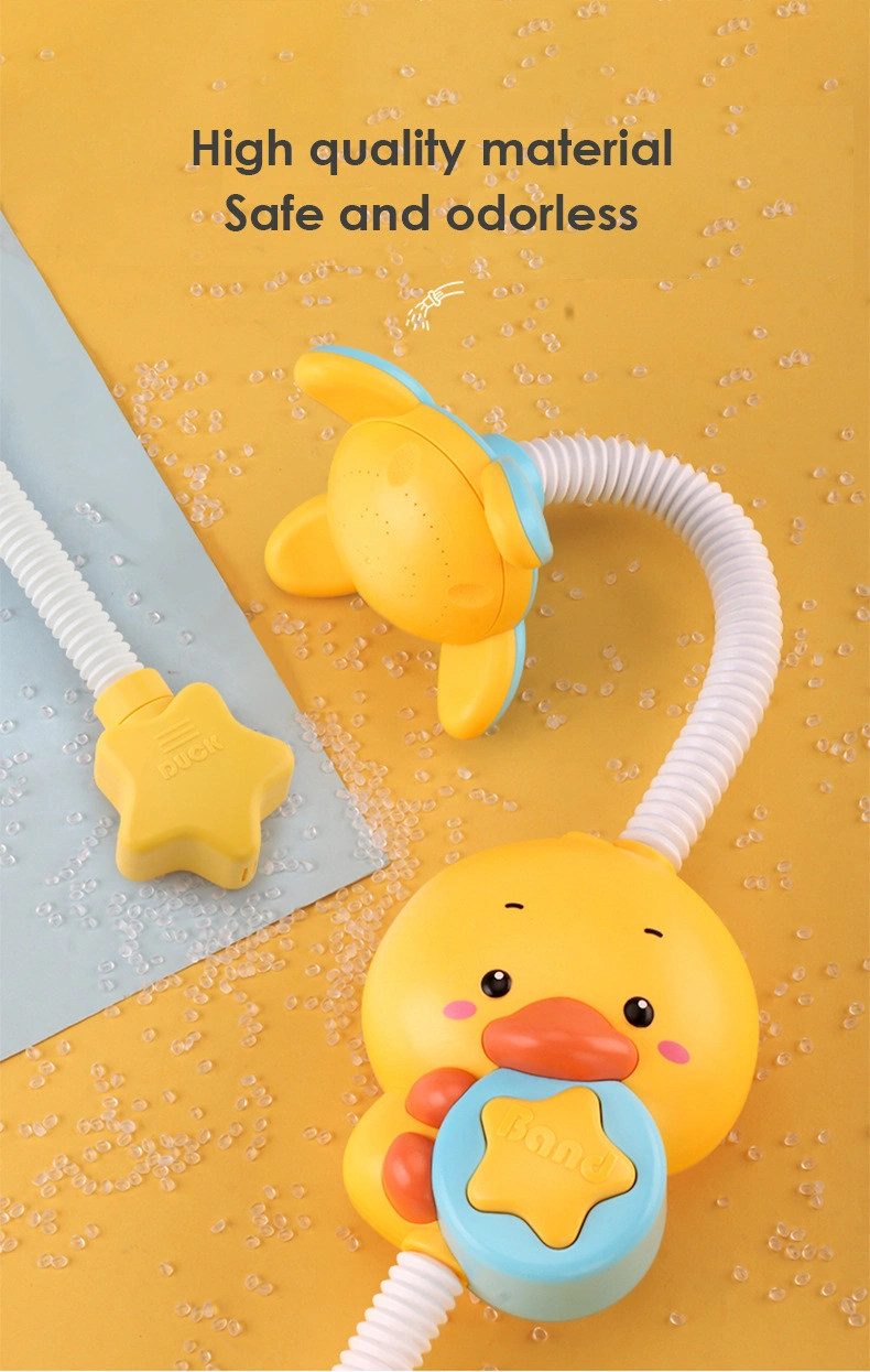Baby Bath Duck Play Water Toys Small Duck Electric Shower Children&prime;s Toys That Will Spray Water in The Bathroom