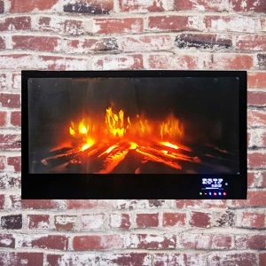 8W LED Flame Slim Hanging Fireplace