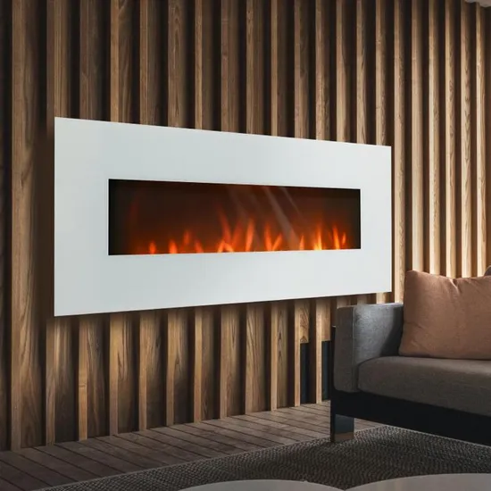 8W LED Flame Slim Hanging Fireplace