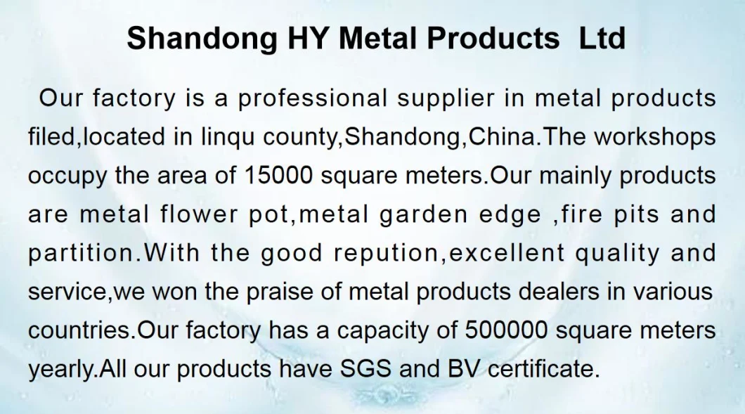 Corten Steel Customized 2mm Thickness High Qulaity Metal Garden Edging