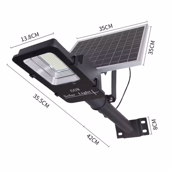 60W 100W 200W 300W Solar Wall Street Lamp CE RoHS LED Lights Lighting Decoration Energy Saving Power System Home Products Sensor Security Garden Light