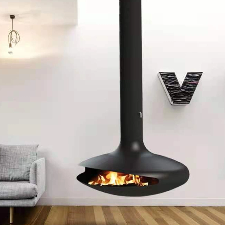 Wood Fire Heater Hanging Wood Burning Stoves Fire Place Indoor Suspended Fireplace