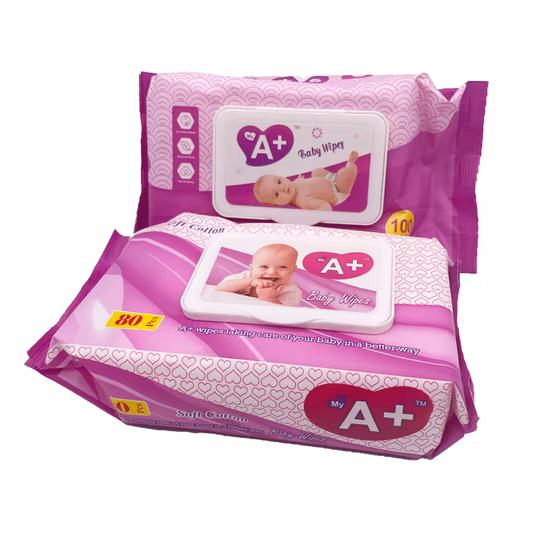 Baby Finger Wipe No Perfume Individual 99% Water Non Woven