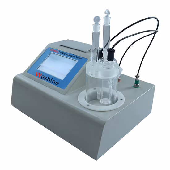 Automatic Karl Fischer trace analyzer moisture content determination tester transformer water in oil analyzer