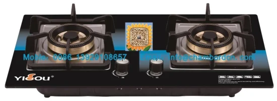 Luxury Double Burner Glass Top Built-in Gas Stove Cooktop (YG-B22097)