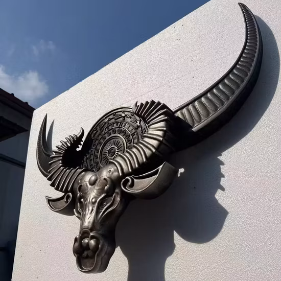 Wholesale Modern Deer Metal Home Decoration Wall Hanging